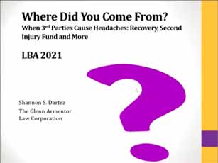 LBA - Workers' Comp and Third Party Subrogation Issues