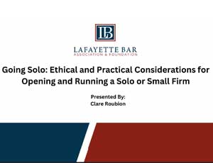 LBA going solo ethical and practical thumb