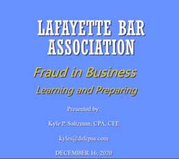 lba - fraud in business